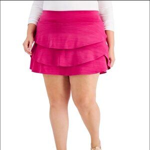 Ideology Plus Size Women's Athletic Skort Size 2X Pink